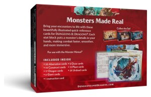 Dungeons & Dragons RPG Referenzkarten: Monster...