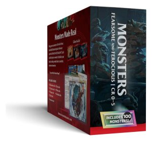 Dungeons & Dragons RPG Referenzkarten: Monster (Furchterregend und Wild) *EN*