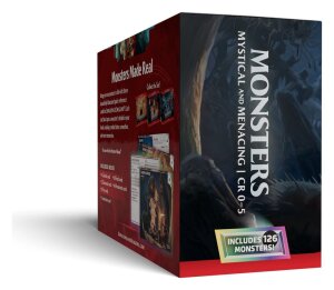 Dungeons & Dragons RPG Referenzkarten: Monster (Mystisch und Bedrohlich) *EN*