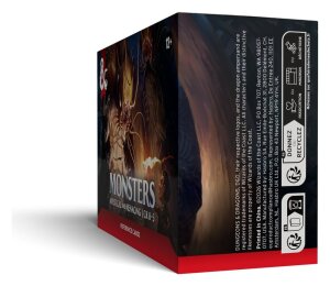 Dungeons & Dragons RPG Referenzkarten: Monster (Mystisch und Bedrohlich) *EN*