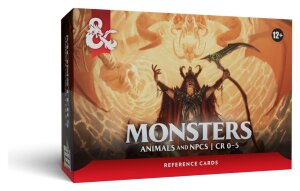 Dungeons & Dragons RPG Referenzkarten: Monster (Tiere...
