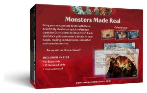 Dungeons & Dragons RPG Referenzkarten: Monster (Tiere...