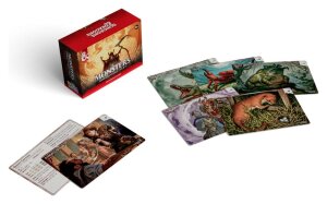 Dungeons & Dragons RPG Referenzkarten: Monster (Tiere und NSCs) *EN*