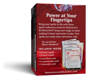 Dungeons & Dragons RPG Referenzkarten:...