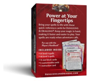 Dungeons & Dragons RPG Referenzkarten:...