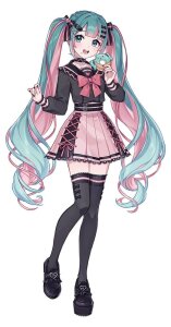 Hatsune Miku Sweet School Life PVC Figur Bitter &...