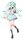 Hatsune Miku Sweet School Life PVC Figur Pure Version 18 cm