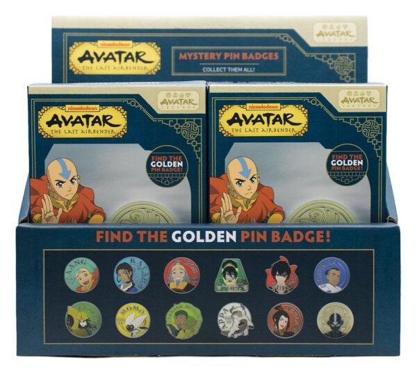 Avatar: The Last Airbender Mystery Ansteck-Pins Blind Box Display (12)