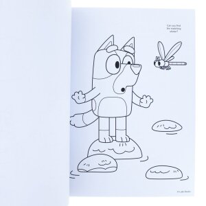 Bluey Malbuch A4 & Sticker Set