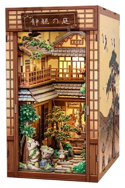 Book Nook Serene Courtyard 22 x 12 cm