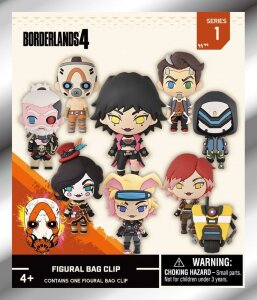 Borderlands 3D PVC-Taschenanhänger Serie 1 Blind Bag Display (24)
