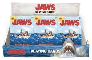 Der weiße Hai Spielkarten Display (12 Packs)