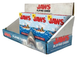 Der weiße Hai Spielkarten Display (12 Packs)