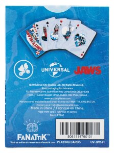 Der weiße Hai Spielkarten Display (12 Packs)