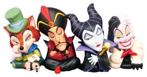 Disney Villains Twinchees Minifiguren Lil Sleepers 5 cm Blind Pack Display (24)