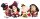 Disney Villains Twinchees Minifiguren Lil Sleepers 5 cm Blind Pack Display (24)