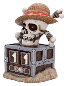 One Piece Ewiger Kalender Luffy Jolly Roger 16 cm