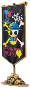 One Piece Replik Strohhutpiraten Metallbanner 11 x 6 cm