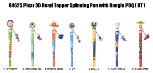 Pixar 3D Head Topper Drehkugelschreiber Display (12)