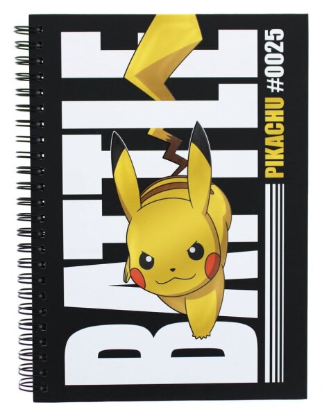 Pokemon Notizbuch A5 Battle Pikachu