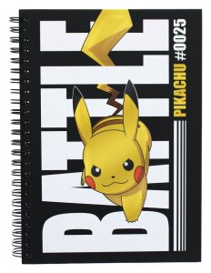 Pokemon Notizbuch A5 Battle Pikachu