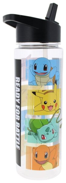 Pokemon Trinkflasche Flip Top Ready for Battle