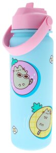 Pusheen Trinkflasche Flip Top By The Pool Blau