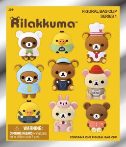 Rilakkuma 3D PVC-Taschenanhänger Serie 1 Blind Bag...