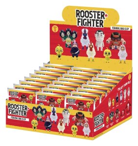 Rooster Fighter 3D PVC-Taschenanhänger Serie 1 Blind...