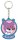 Sanrio Gummi-Schlüsselanhänger Kuromi 7 cm