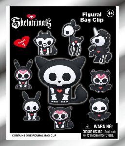 Skelanimals 3D PVC-Taschenanhänger Serie 1 Blind Bag...