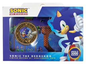 Sonic the Hedgehog Sammelmünze 35. Jubiläum Limited Edition
