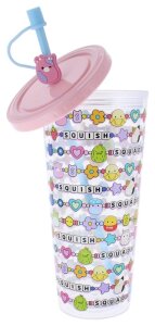 Squishmallows Becher mit Strohhalm Squish Squad 700 ml