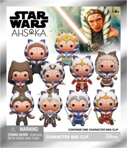 Star Wars Ahsoka 3D PVC-Taschenanhänger Serie 1...