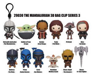Star Wars The Mandalorian 3D PVC-Taschenanhänger...