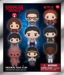 Stranger Things 5 3D PVC-Taschenanhänger Serie 6...