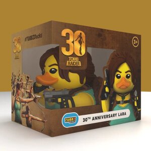 Tomb Raider Tubbz PVC Figur Lara (30th Anniversary) Boxed...