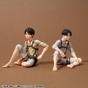 Attack on Titan G.E.M. Series PVC Figuren 2er-Pack Eren...