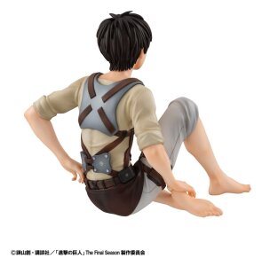Attack on Titan G.E.M. Series PVC Figuren 2er-Pack Eren Yeager & Squad Captain Levi Palm Size