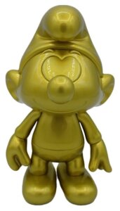 Die Schlümpfe Vinyl Figur Schlumpf Gold 19 cm