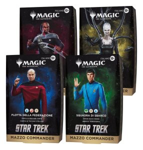 Magic the Gathering Star Trek Commander-Decks Umkarton...