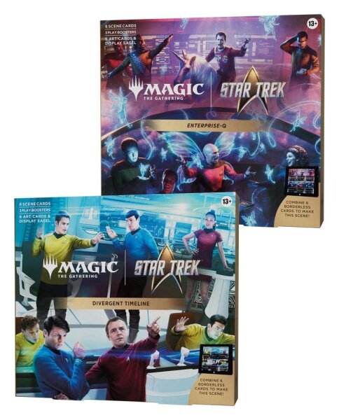 Magic the Gathering Star Trek Szenenboxen Display (4) englisch