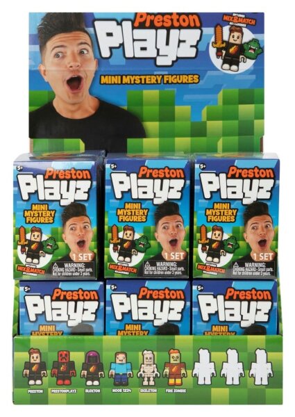 Preston Playz Minifiguren Series 1 Blind Box Display (12)