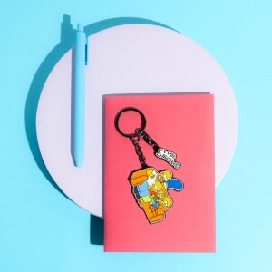 Die Simpsons Schlüsselanhänger Familie 5 x 12 cm