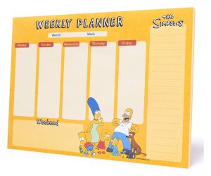 Die Simpsons Wochenplaner A4