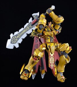 Knights & Magic Moderoid Plastic Model Kit Goldleo: Royal Metallic Ver. 14 cm