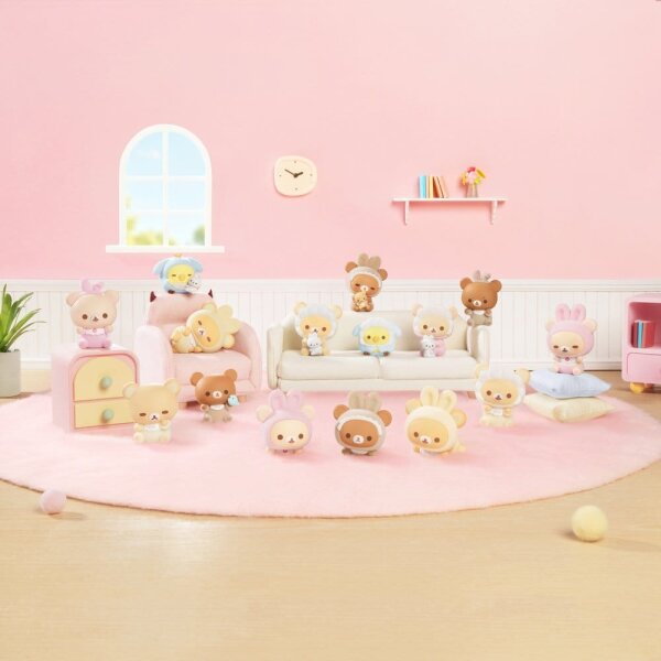 Rilakkuma Nuonuo Baby Series Blind Box Minifiguren Cubby Face Display (4)