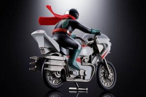 Kamen Rider Chogokin Diecast Actionfigur Cyclone (Masked Rider 2) 9 cm