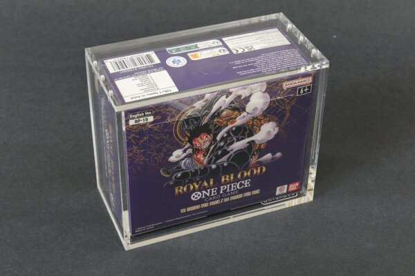 Evoretro Acryl Display Case für Bandai One Piece TCG Booster Box (Englisch)