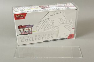 Evoretro Acryl Display Case für Pokemon 151 UPC Box und Mega Charizard X UPC Box 23 x 39 cm
